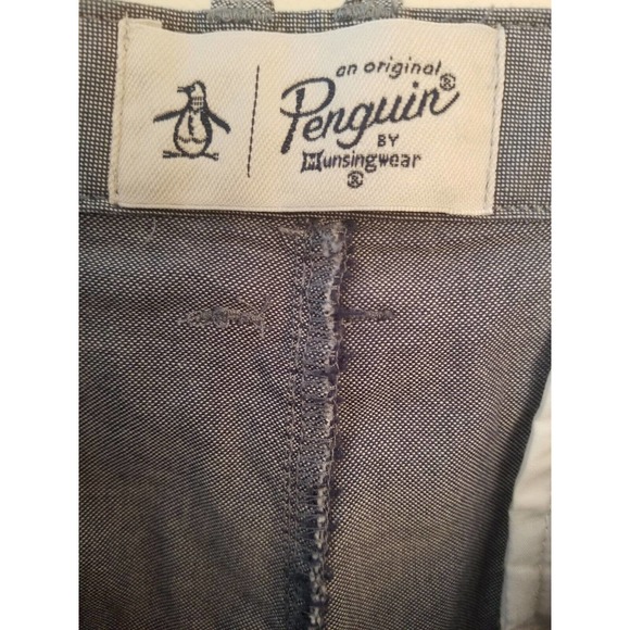 ORIGINAL PENGUIN LIGHT BLUE SLIM STRETCH CHINO MEN'S SHORTS Size 36 in - Picture 5 of 6